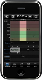 SiDiary auf dem iPhone